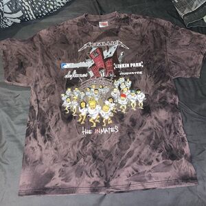 2 Vintage Metallica band Tour Shirts size Xl and XXL 2003